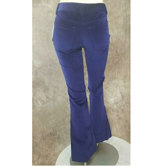 SOLD Theory Velvet Verachi Bell Flare Pants - Picture 7 of 8